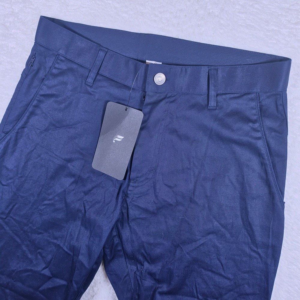 NEW Fabletics High Side Chino Mens 29x30 Deep Navy Stretch Slim Fit Pants $95